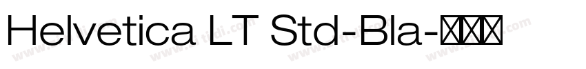 Helvetica LT Std-Bla字体转换